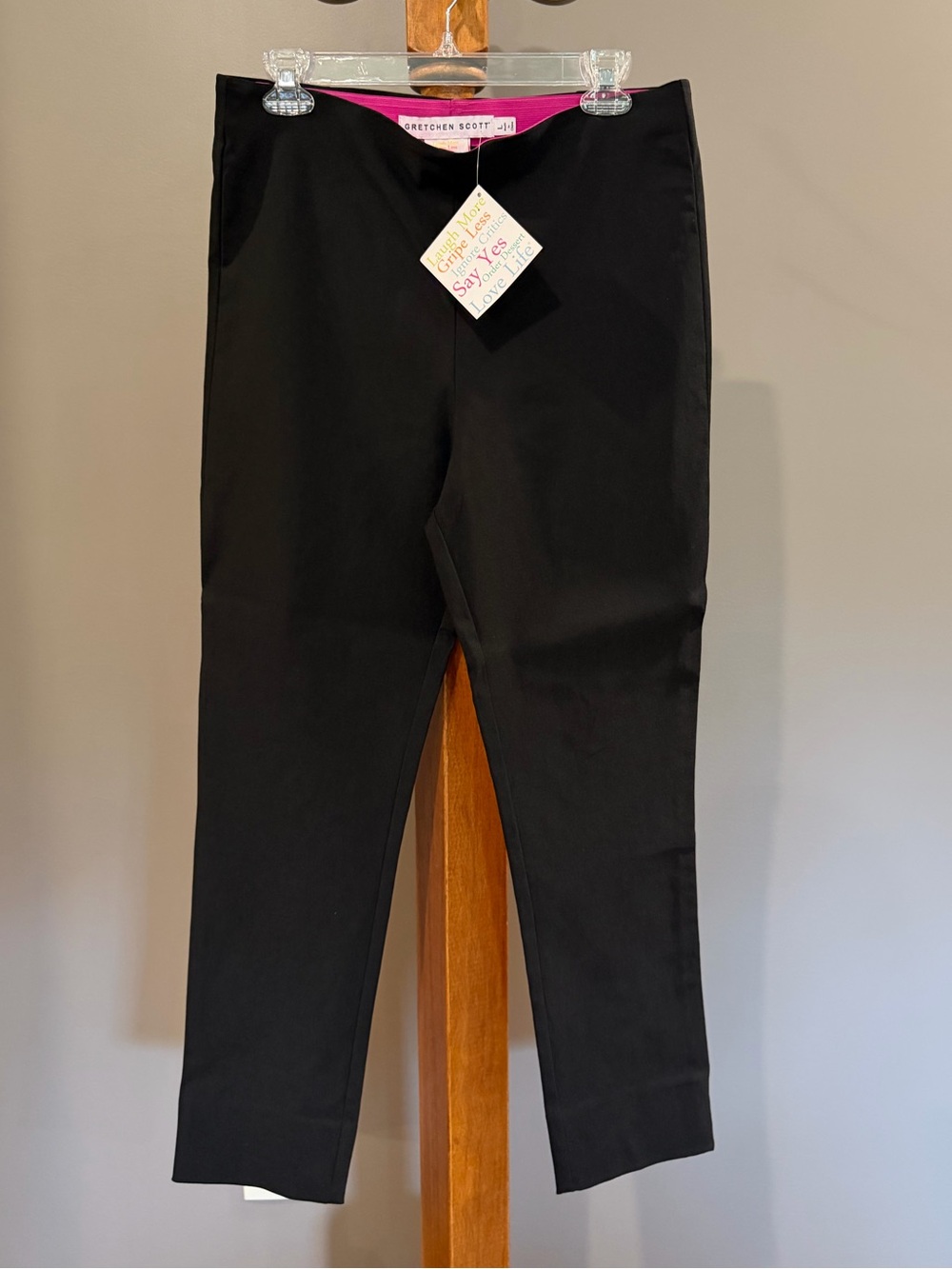 Gretchen Scott Gripe Less Pant in Black